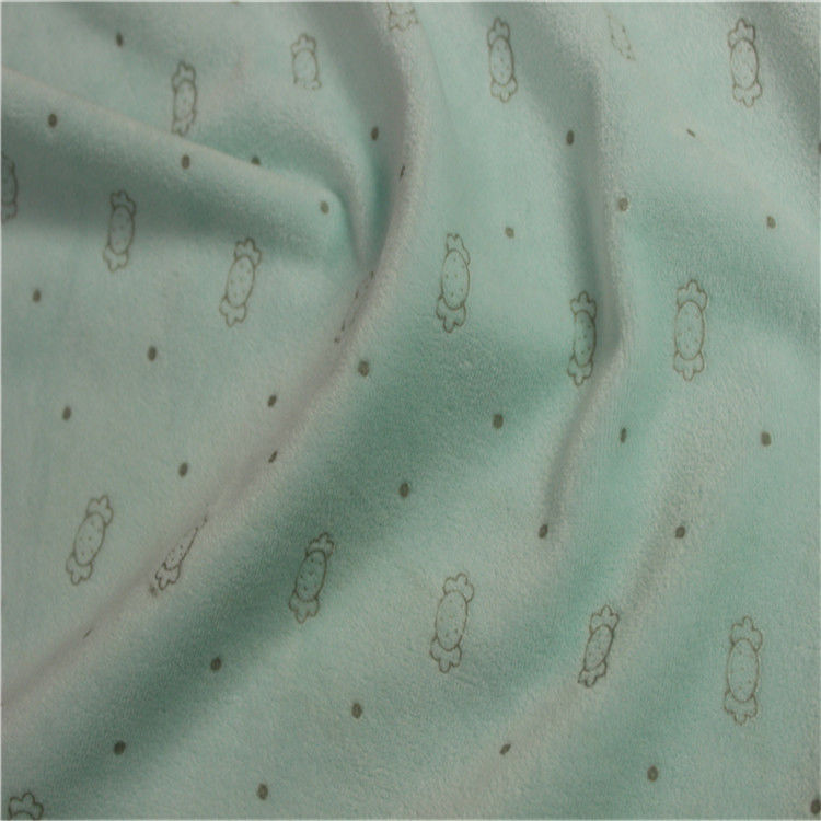 Super Velvet Soft Fabric For Toy Making D Knitted  Sgs Approved