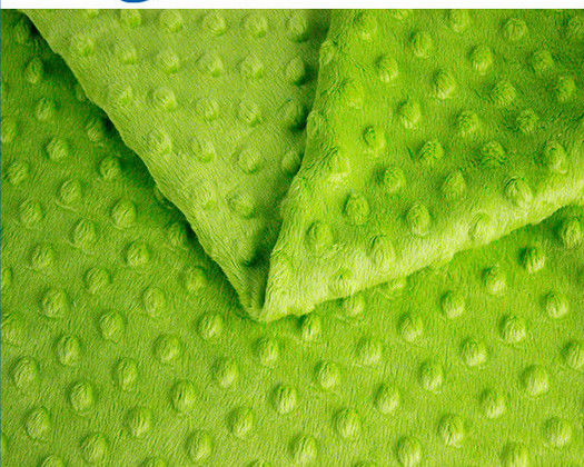 Soft  Baby Cuddle  Minky Dot Fabric Tricot  Knitted Customized Color